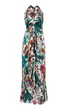 Moda Operandi Johanna Ortiz Dreamscape Printed Halter Silk Maxi Dress Size: 2