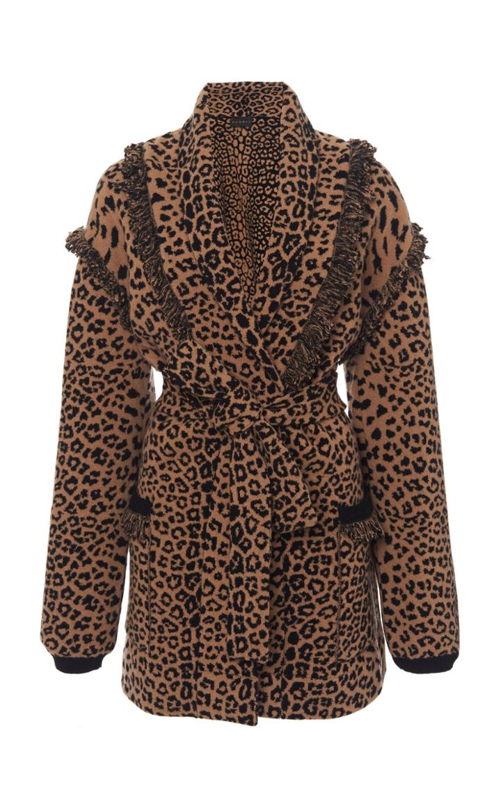 Dundas Printed Wool-blend Cardigan