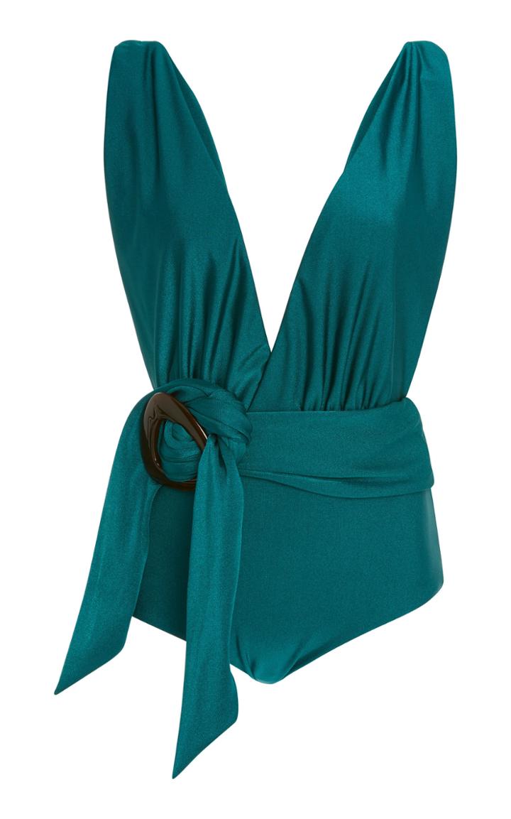 Patbo Tie-waist Plunge One Piece