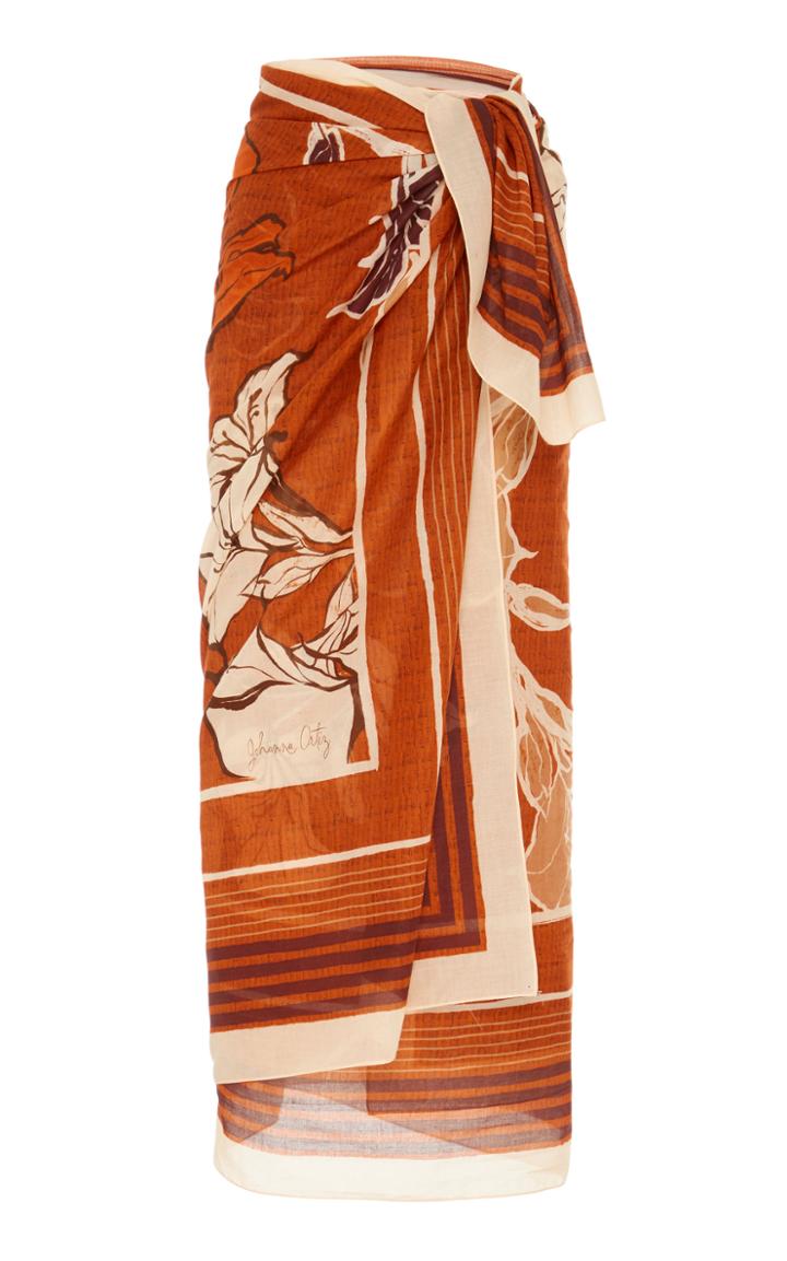 Johanna Ortiz Territorio Sagrado Flowers Pareo