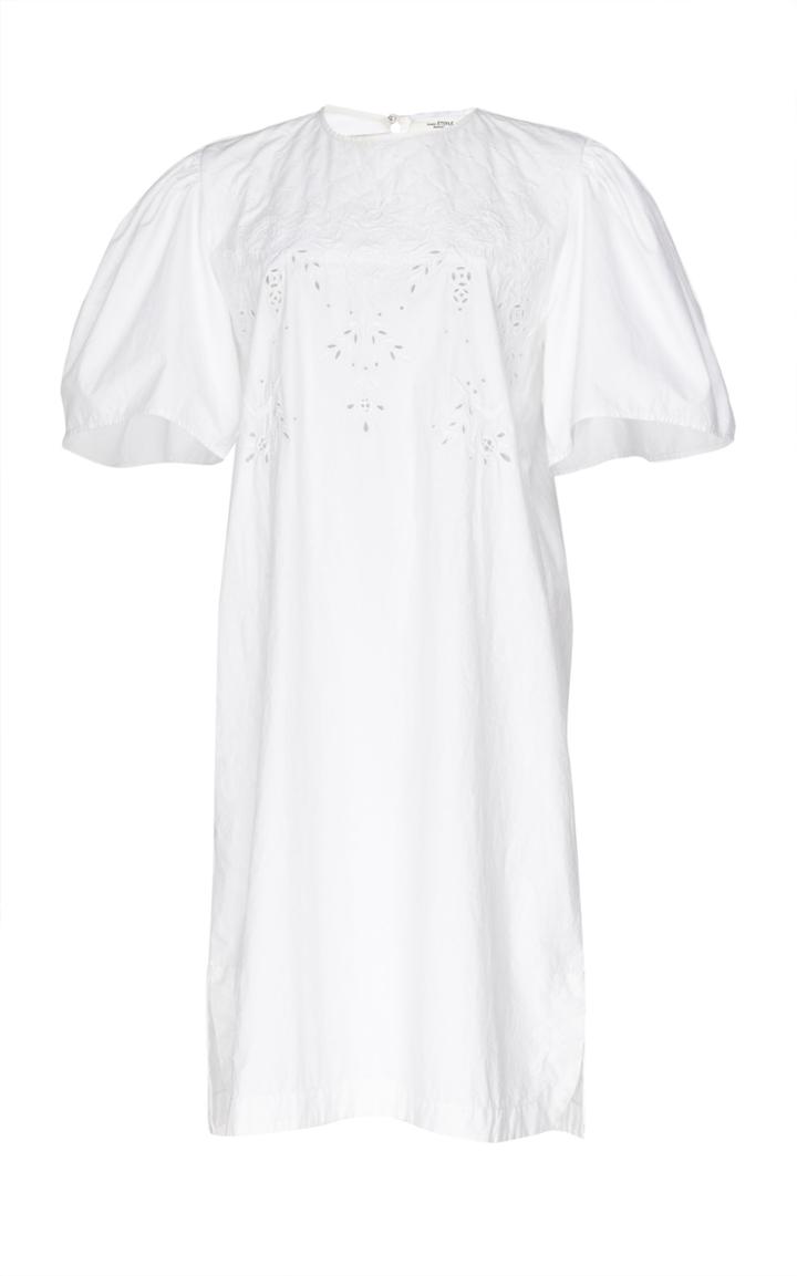 Isabel Marant Toile Wita Embroidered Cotton-poplin Dress