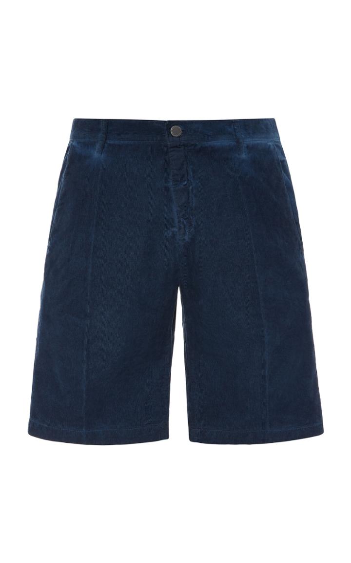 Massimo Alba Velva Cotton-corduroy Shorts