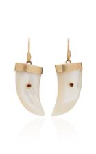 Annette Ferdinandsen M'o Exclusive: Mother Of Pearl Tiger Claw Earrings