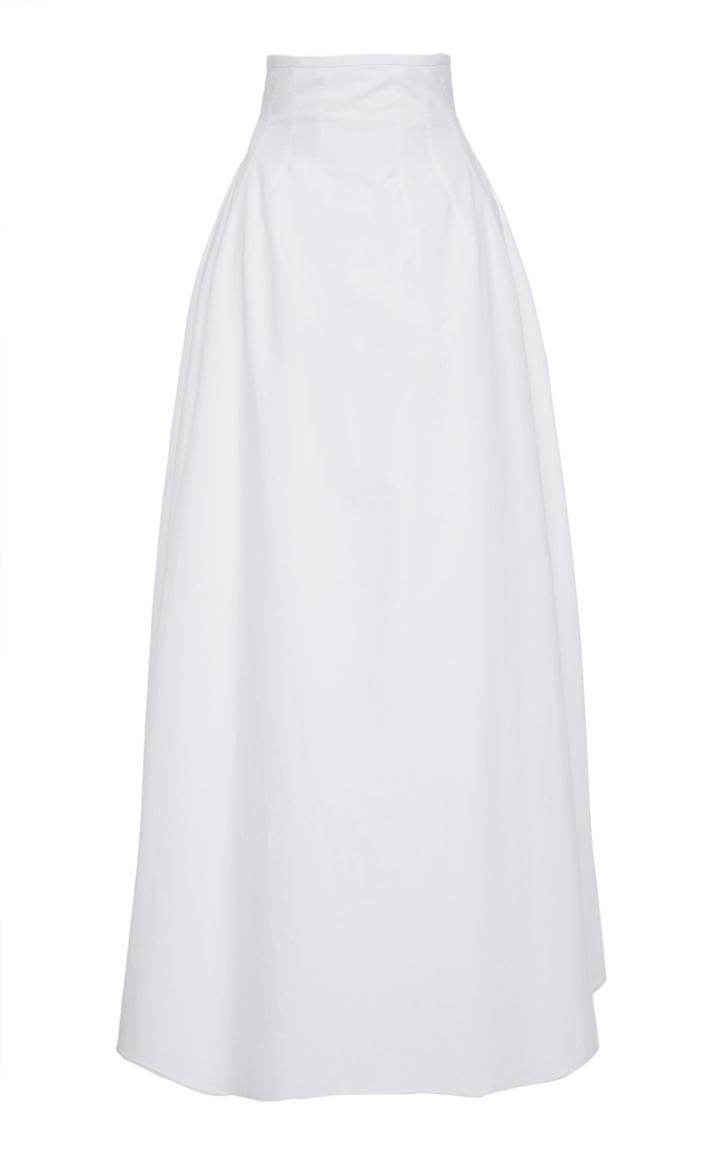Khaite Tabitha Full Cotton Maxi Skirt