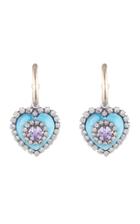 Dannijo Evita Silver-plated And Crystal Earrings
