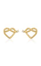 Mks Jewellery Promise 18k Yellow Gold Diamond Earrings