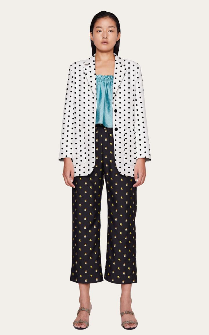 Moda Operandi Stine Goya Bass Polka Dot Blazer Size: Xxs