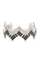 Moda Operandi Area Zip Zag Glass Crystal Choker