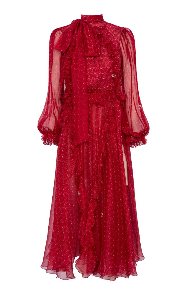Maria Lucia Hohan Everly Printed Mousseline Dress