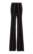 Jil Sander Striped Wide-leg Ribbed Knit Pants