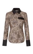 Moda Operandi Baum Und Pferdgarten Mirinda Silk Long Sleeve Collared Shirt