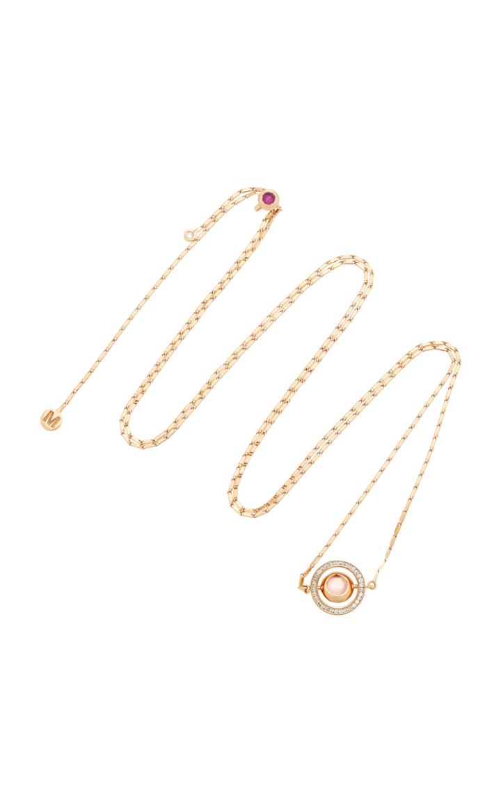 Marie Mas Swiveling 18k Pink Gold Necklace