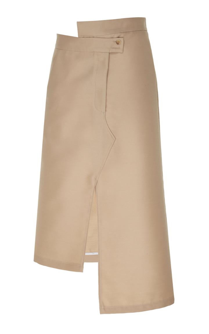 Moda Operandi A.w.a.k.e. Mode Asymmetric Midi Skirt Size: 38