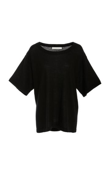 Marisa Witkin Fine Gauge Cashmere Jersey T-shirt