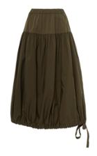 Moda Operandi Co Drawstring-hem Taffeta Bubble Skirt Size: Xs