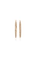 Nam Cho 18k Rose Gold Diamond Hoop Earrings