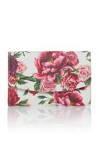 Dolce & Gabbana Roseto Floral-print Leather Wallet
