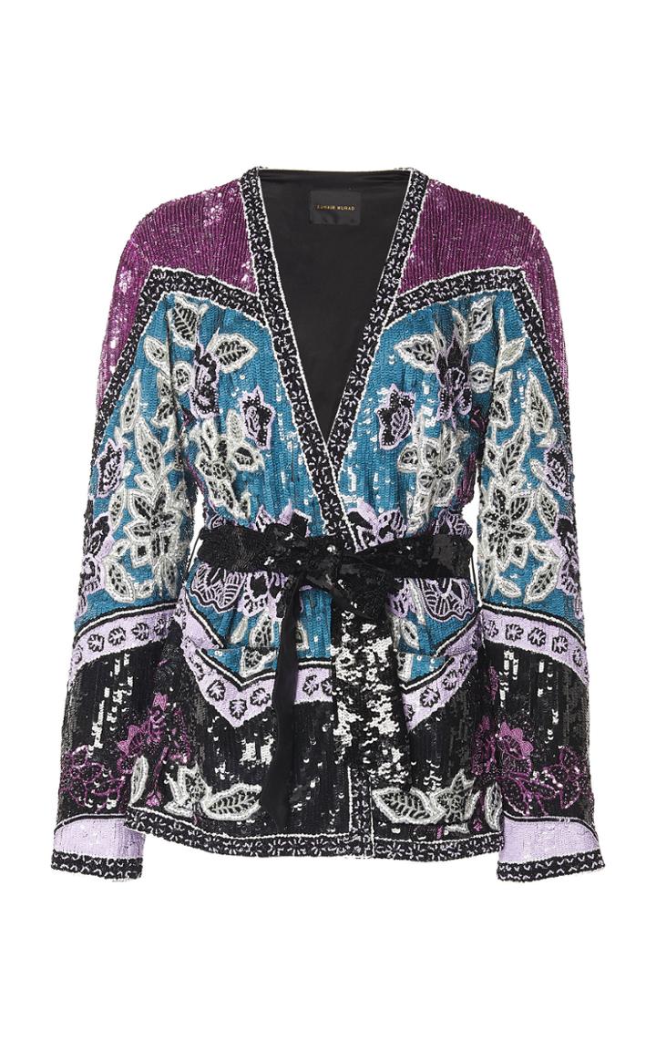 Zuhair Murad Sequin Embroidered Jacket