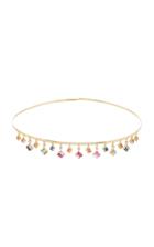 Suzanne Kalan 18k Gold Sapphire And Diamond Choker