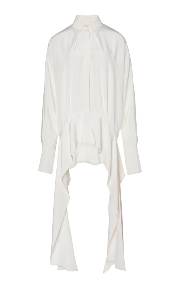 Victoria Victoria Beckham Draped Crepe Shirt