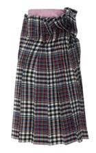 Marni Layered Ruched Belted Wool-blend Skirt