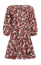 Rachel Gilbert Celesta Floral-patterned Cotton-poplin Dress