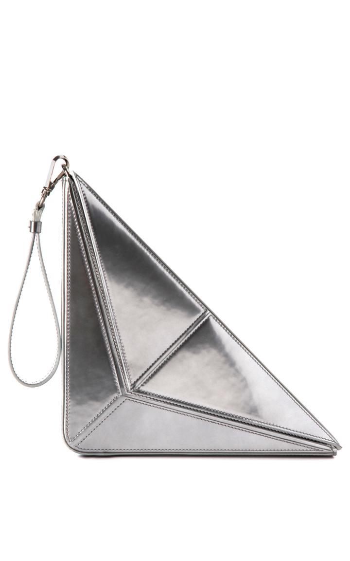Cushnie Et Ochs Paul Medium Triangle Wristlet