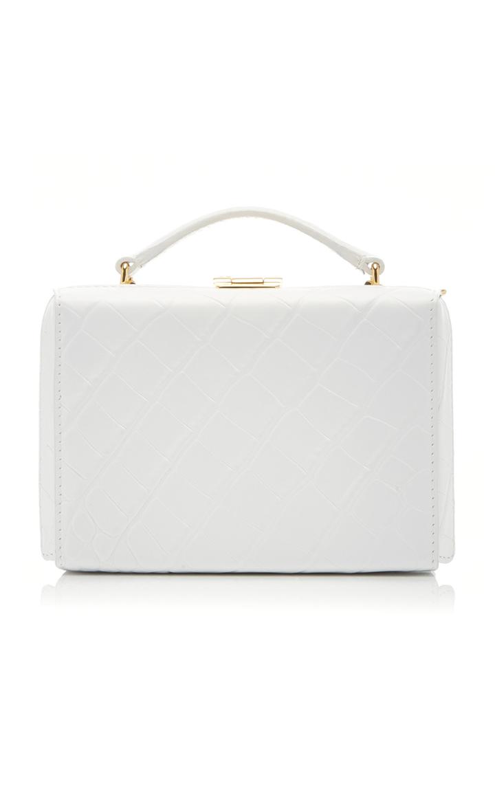 Moda Operandi Mark Cross Grace Mini Croc-effect Crossbody Bag