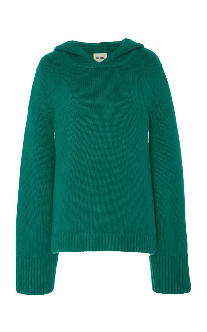 Khaite Elodie Hooded Cashmere Sweater