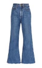 Khaite Gabbie Rigid High-rise Flared Jeans