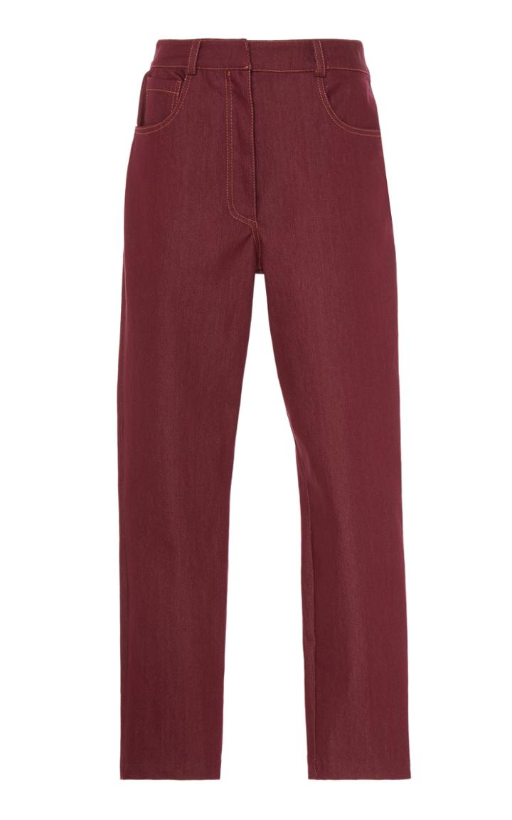 Isa Arfen Stretch Denim Five Pocket Trouser