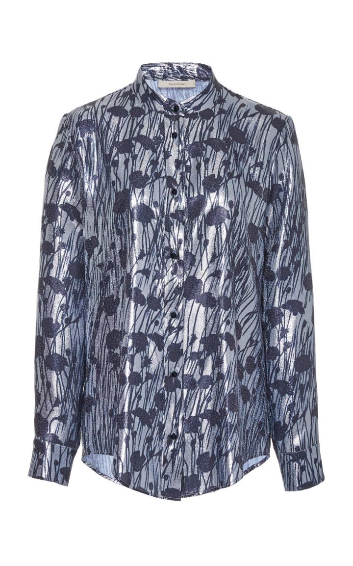 Moda Operandi Semsem Printed Lam Top Size: 0