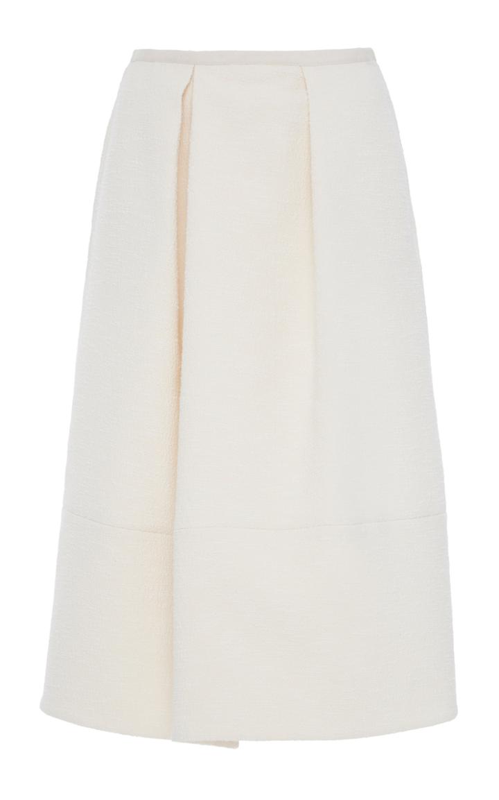 Jil Sander Lucinda A-line Cotton-blend Skirt
