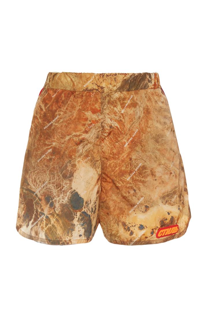 Heron Preston Camo Elastic Nylon Shorts