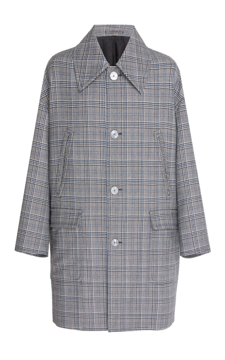 Givenchy Checked Wool Coat