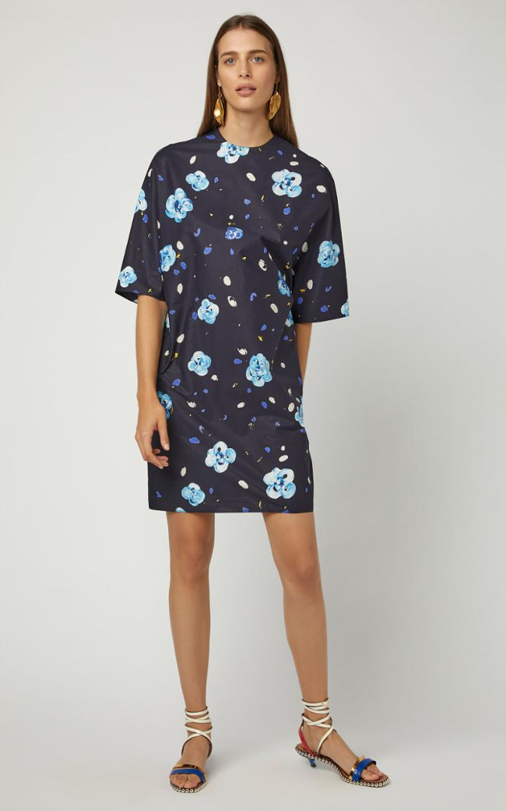 Marni Floral Cotton T-shirt Dress