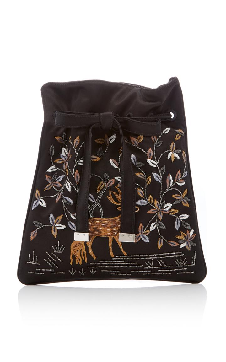 Alberta Ferretti Embroidered Handbag