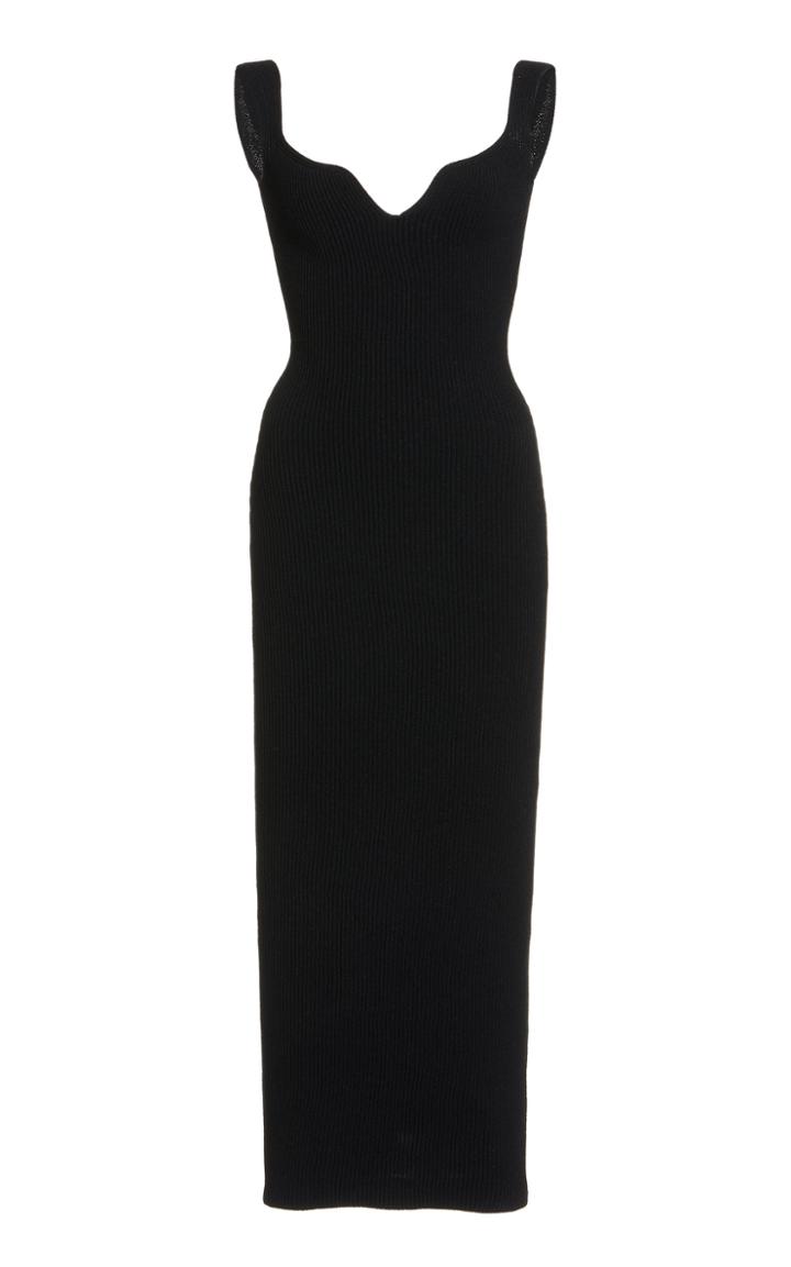 Moda Operandi Khaite Nina Sleeveless Crepe Dress