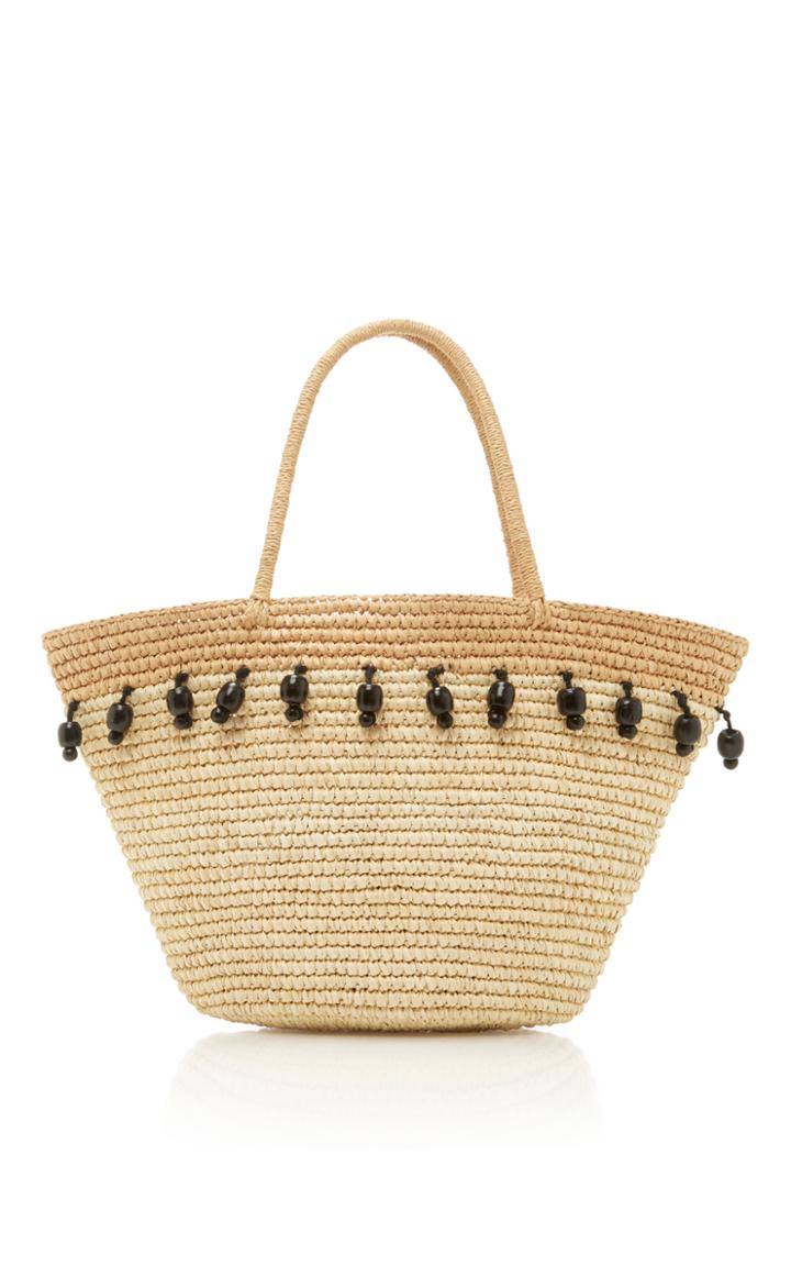 Sensi Studio Beaded Canasta Tote