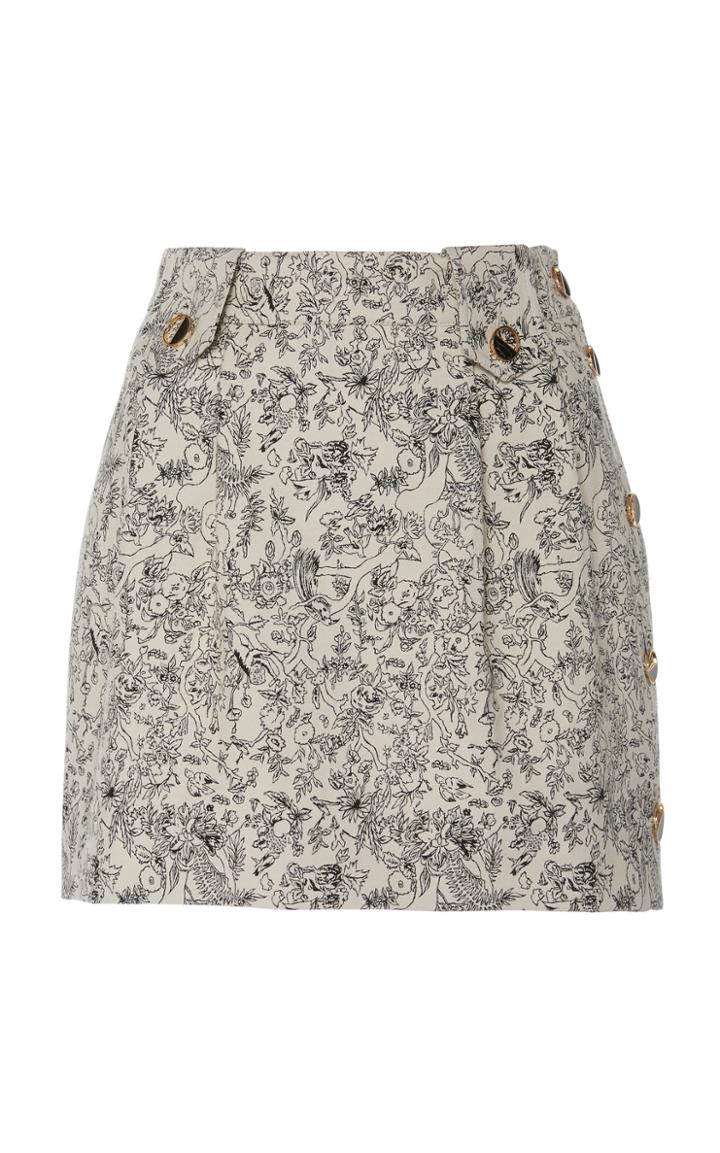 Roseanna Mini Elio Button Skirt
