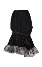 Moda Operandi Simone Rocha Asymmetric Ruffle Organza Skirt Size: 4