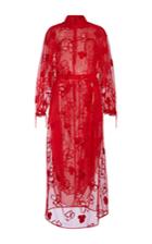 Simone Rocha Flower Embroidered Tulle Dress