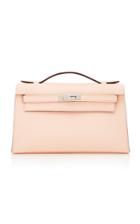 Heritage Auctions Special Collection Hermes Rose Eglantine Swift Leather Kelly Pochette