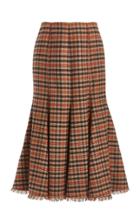 Moda Operandi Gabriela Hearst Amy Plaid Cashmere Midi Skirt