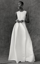 Moda Operandi Maison Rabih Kayrouz Sleeveless Cotton Fit And Flare Gown Size: 36