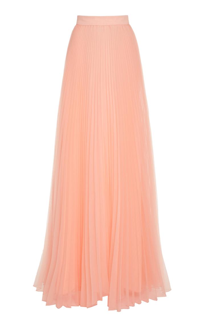 Monique Lhuillier Sunburst Pleated Skirt