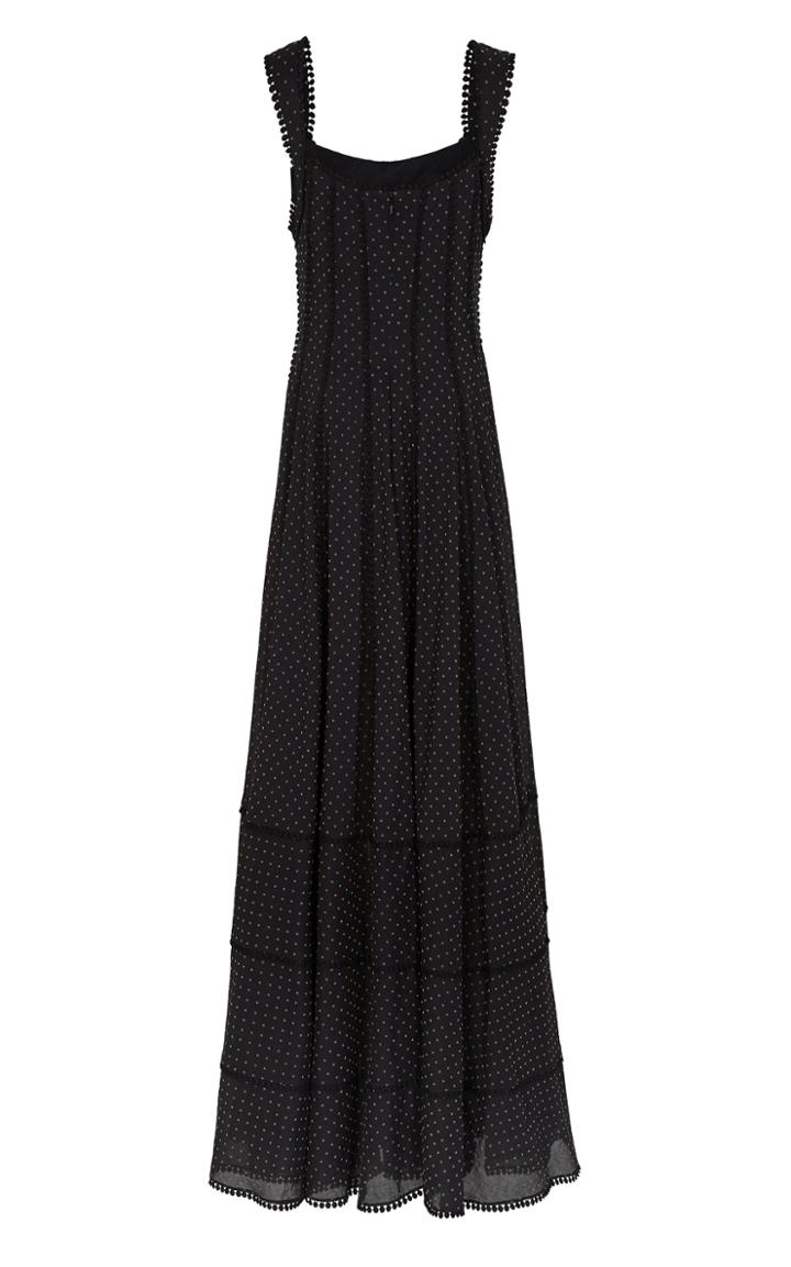 Rachel Gilbert Neve Polka Dot Gauze Dress