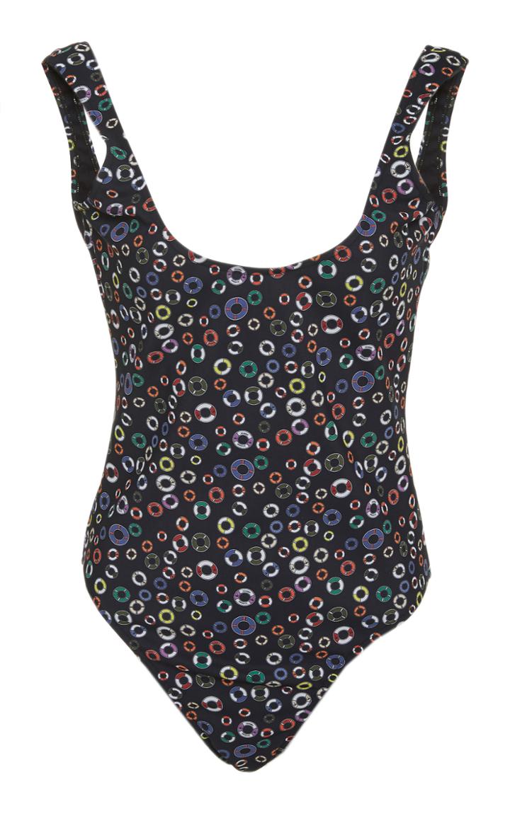 Tomas Maier Life Ring Print Swimsuit