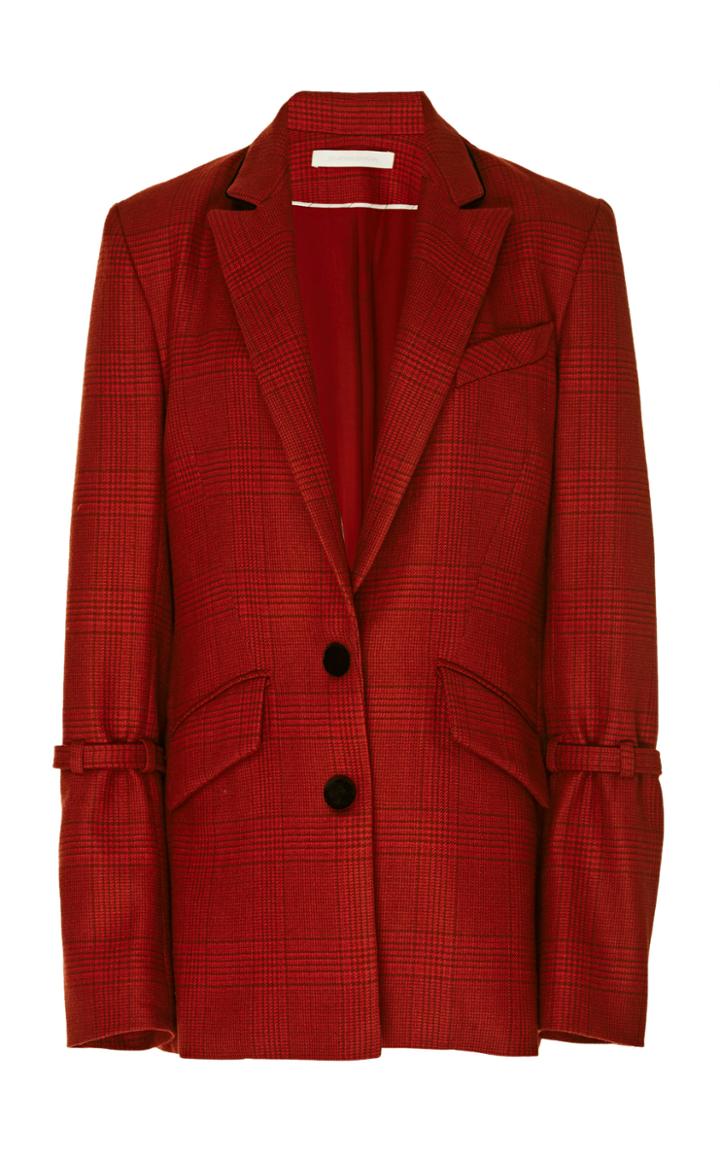Jonathan Simkhai Wool Boyfriend Blazer
