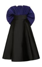 Elizabeth Kennedy Tea Length Cocktail Dress With Ruffle
